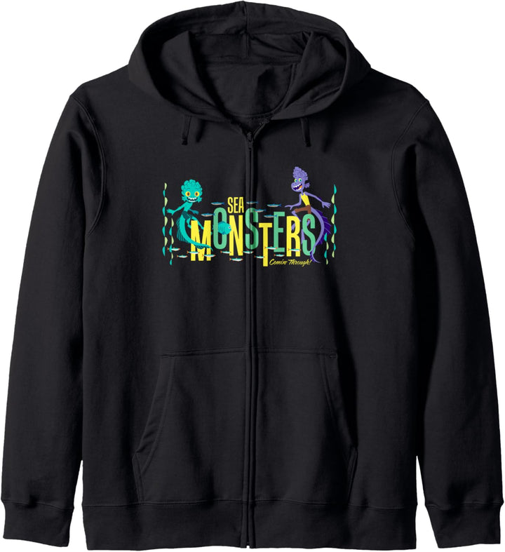 Disney Pixar Luca & Alberto Sea Monsters Text Kapuzenjacke