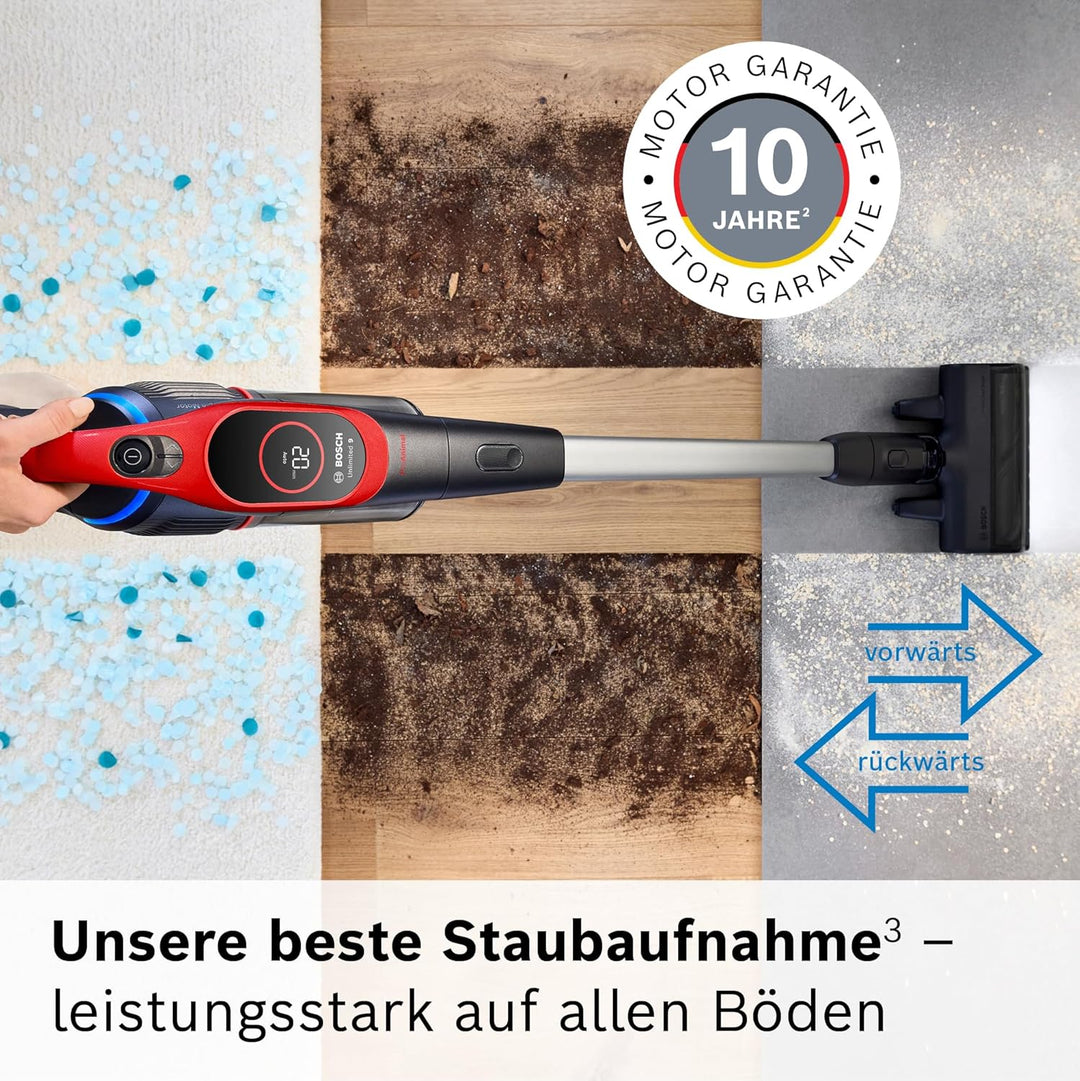 Bosch Akku-Staubsauger Unlimited 9 ProAnimal BKS941PET, kabellos, MicroClean Technology, Display, St