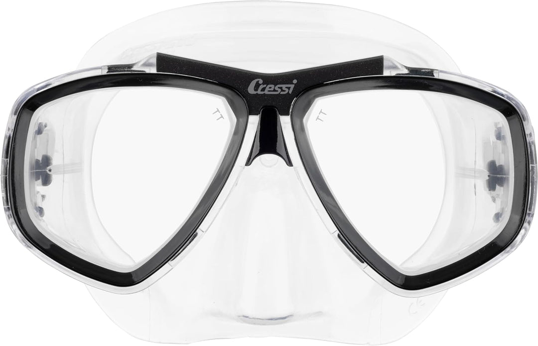 Cressi Focus - Schnorchelmaske, Einstellbar Schnorchelset Erwachsene, Taucherbrille Kinder und Tauch