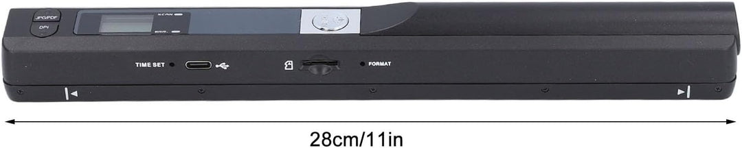 Tragbarer Dokumentenscanner, 900 DPI Handscanner für A4 Dokumente, Bilder, Seiten, Texte, PDF/JPG Fo