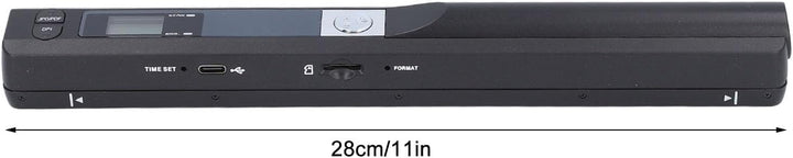 Tragbarer Dokumentenscanner, 900 DPI Handscanner für A4 Dokumente, Bilder, Seiten, Texte, PDF/JPG Fo