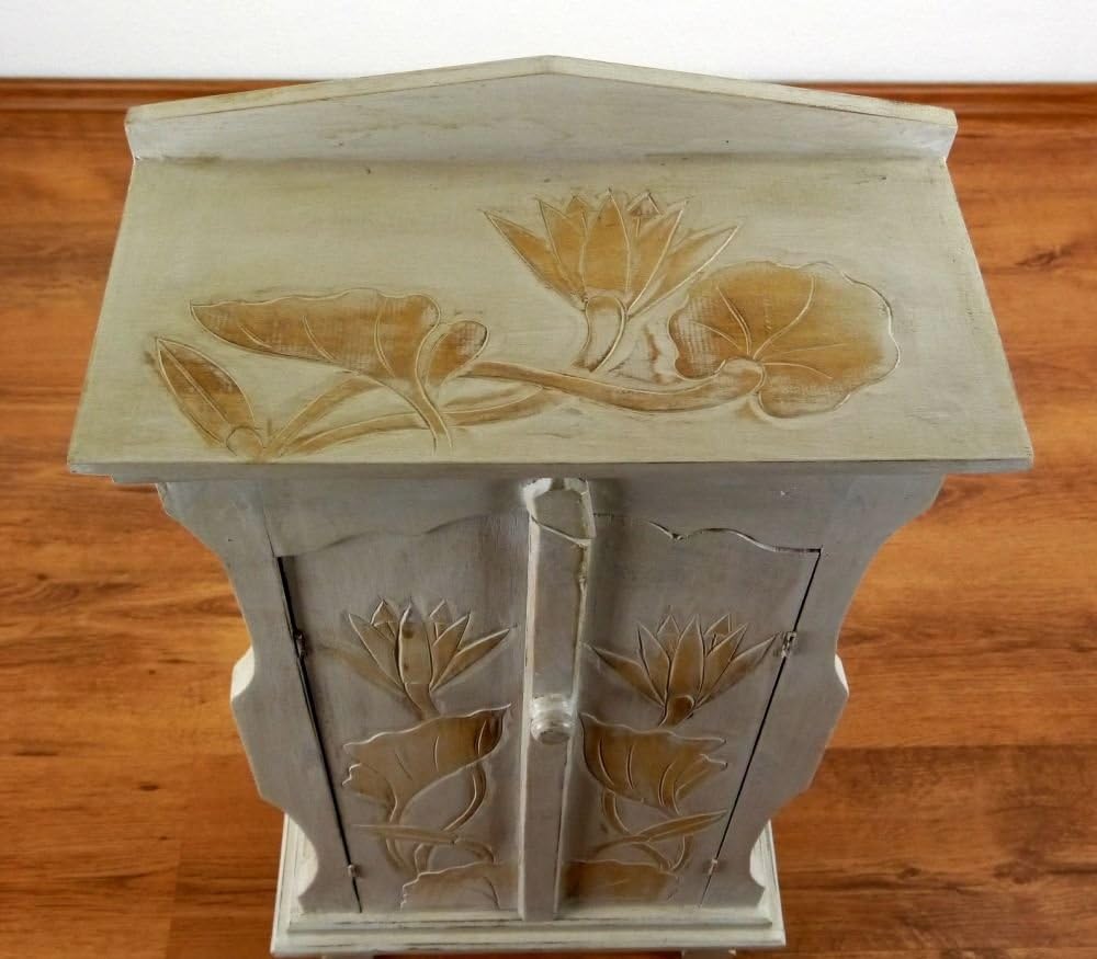 livasia Kleiner 2 türiger Schrank, Badezimmerschrank, Wäscheschrank, Garderobenschränkchen, Nachtsch