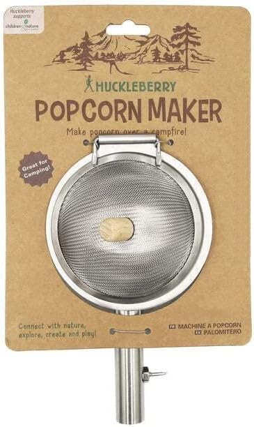 WESTCRAFT Huckleberry Popcorn-Maker Mais Popcornmaschine für Popcorn poppen, Outdoor Camping Lagerfe