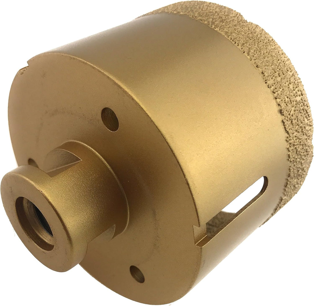 PRODIAMANT Profi Fliesenbohrer Fliese 73 mm x M14 Diamantbohrer Winkelschleifer für trockenbohren in