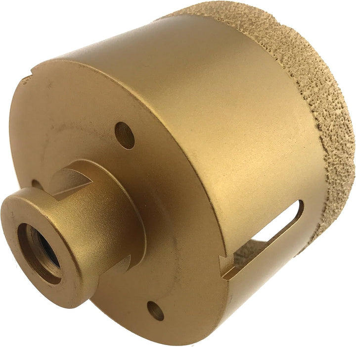 PRODIAMANT Profi Fliesenbohrer Fliese 73 mm x M14 Diamantbohrer Winkelschleifer für trockenbohren in