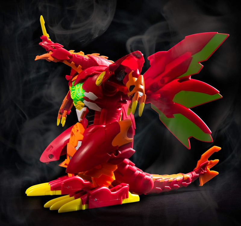 Bakugan Dragonoid Maximus, 20cm grosse verwandelbare Sammelfigur mit Effekten, enthält exklusiven Ti