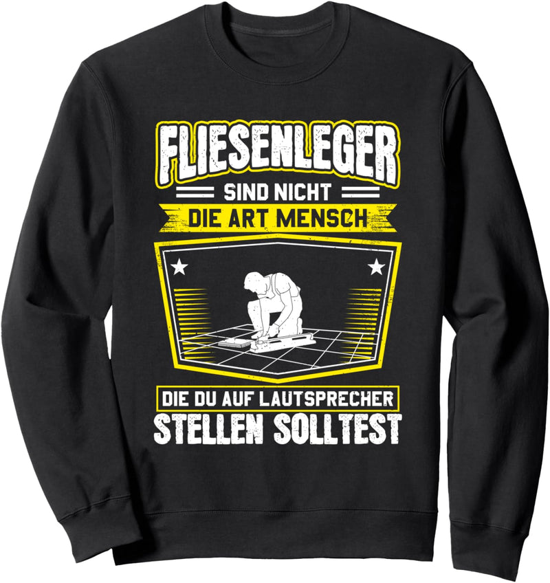 Lautsprecher Fliesenleger Sweatshirt