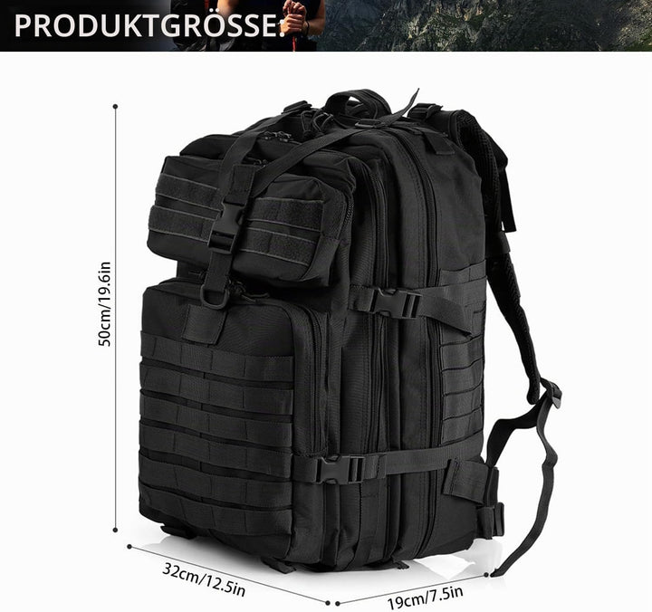 aiGear 45L Taktischer Rucksack/Militär Rucksack | Wasserdichter Grosse Kapazität | für Männer Frauen