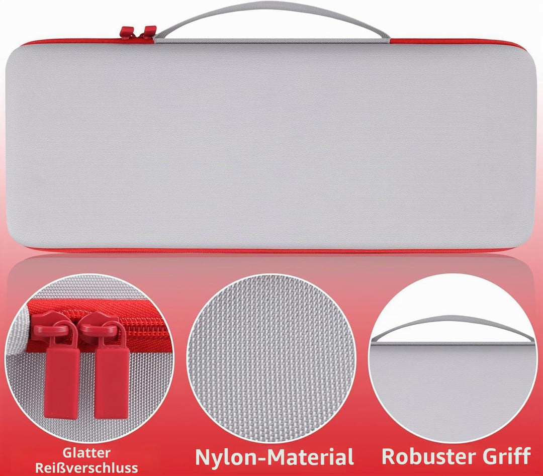 co2CREA Hart Tragbare Schutzhülle Etui Tasche für 8Bitdo Retro108 Mechanical Keyboard,Hot Swappable