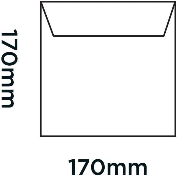 Blake Purely Everyday Quadratische Briefumschläge Haftklebung 100g/m² 170 x 170 mm, 100g/m² 170 x 17