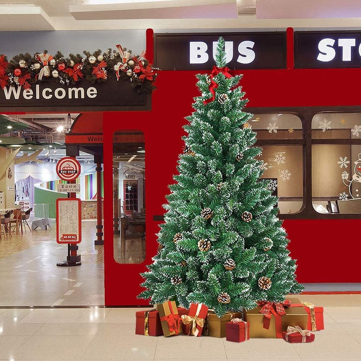 VA-Cerulean Weihnachtsbaum Künstlicher,schwer entflammbar,Schnellaufbau,Weihnachtsdeko,Unechter Tann