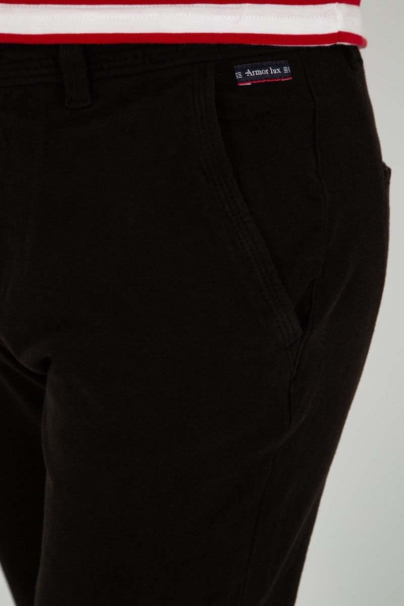 Armor Lux Herren Hourque Klassische Hose 48 Schwarz, 48 Schwarz