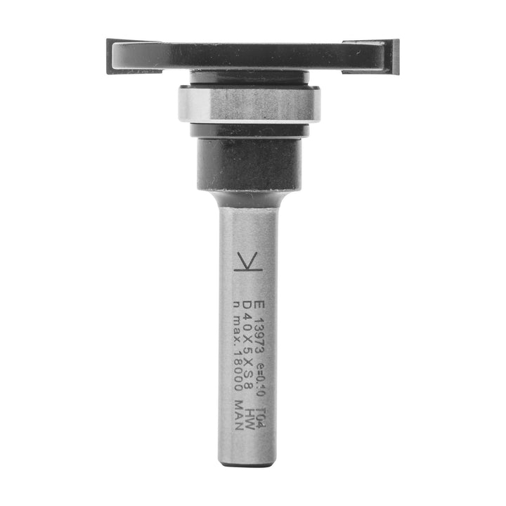 ENT 13973 Scheibennutfräser HW, Schaft (S) 8 mm, Durchmesser (D) 40 mm, NL 5 mm, ØKL 19 mm, T 10,5 m
