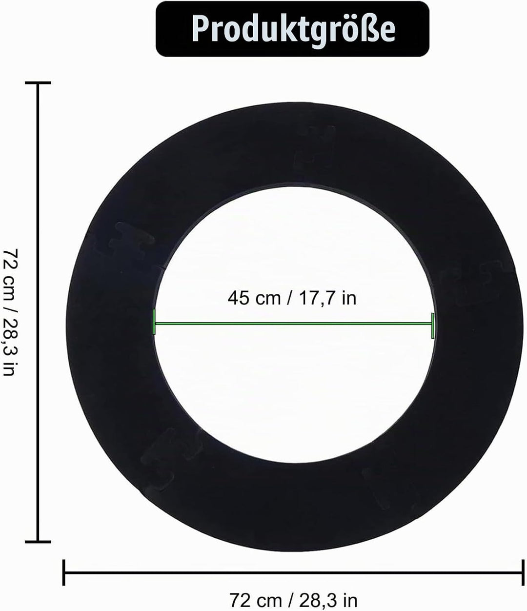 Mailfull Dart Surround, Auffangring Dartscheibe Schutzring, Eva Dart Wandschutz, Dartscheibe Surroun