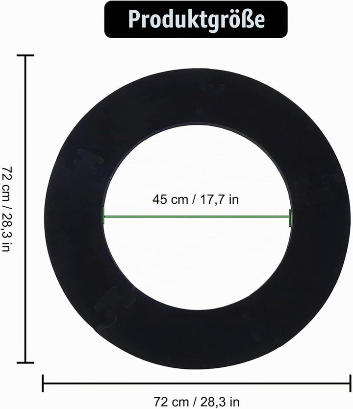 Mailfull Dart Surround, Auffangring Dartscheibe Schutzring, Eva Dart Wandschutz, Dartscheibe Surroun