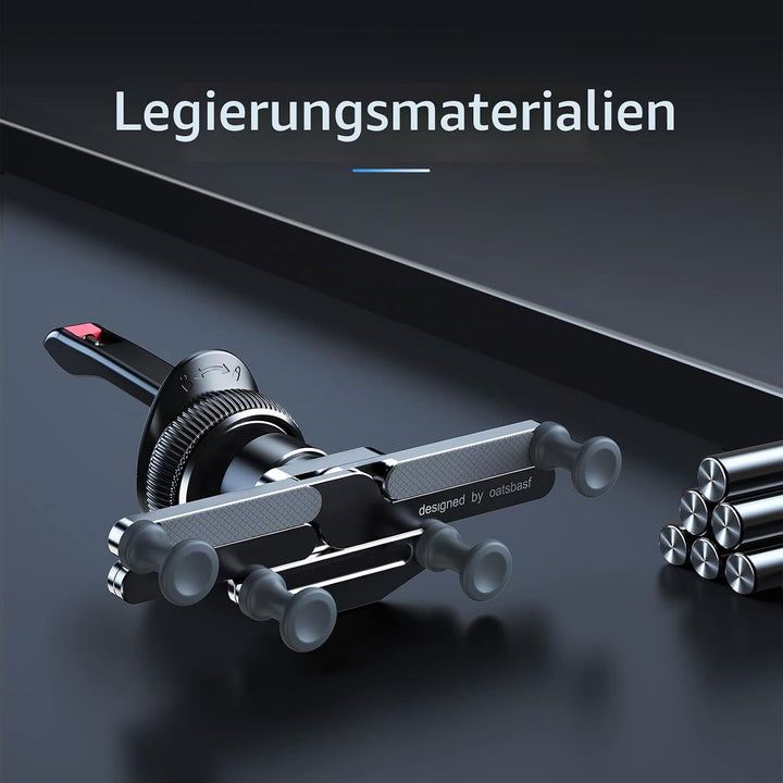 OATSBASF Kfz-Handyhalterung, Freisprecheinrichtung, Schwerkraft-Lüftungsschlitz-Autohalterung, geeig