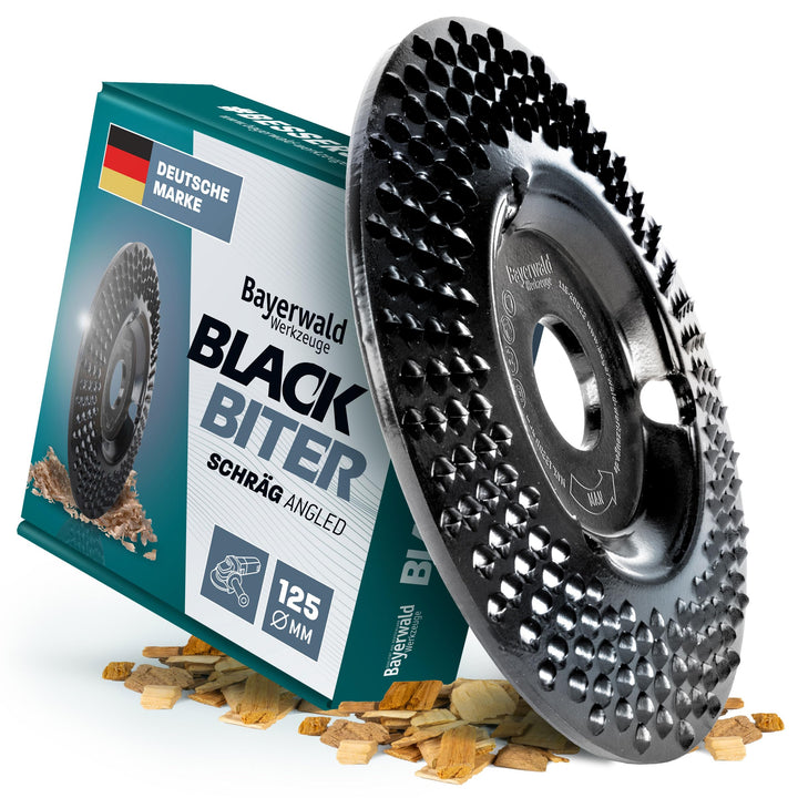 Bayerwald - Black Biter Raspelscheibe Ø125 mm für Winkelschleifer Raspelscheibe Black Biter Ø 125