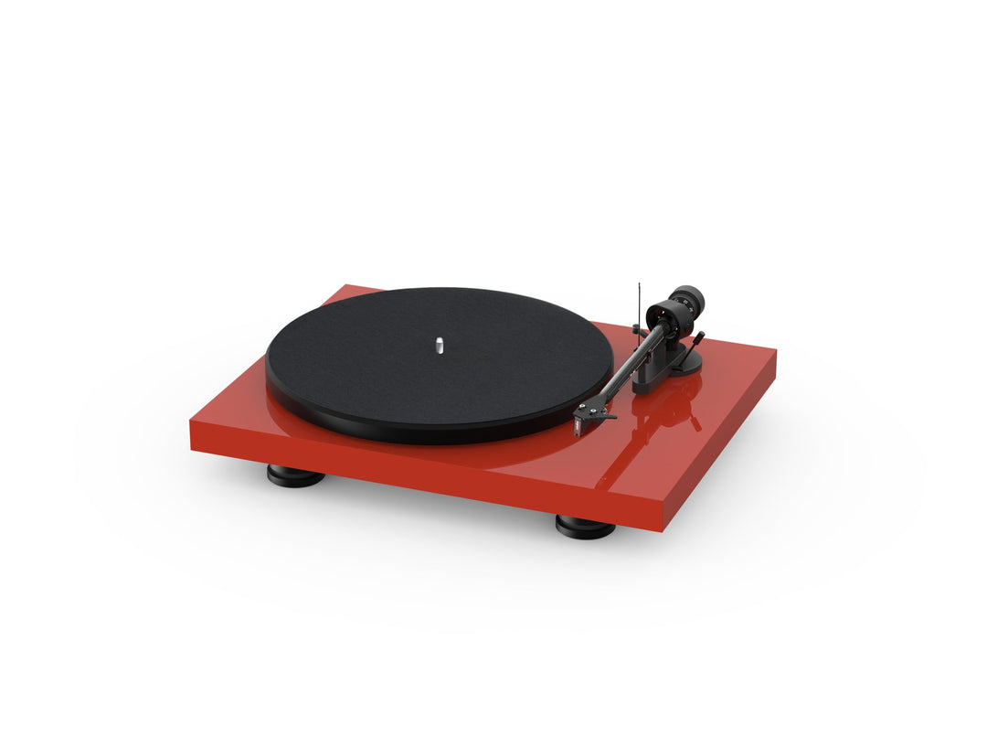 Pro-Ject Debut Carbon EVO, Audiophiler Plattenspieler mit Carbon Tonarm, elektronischer Geschwindigk