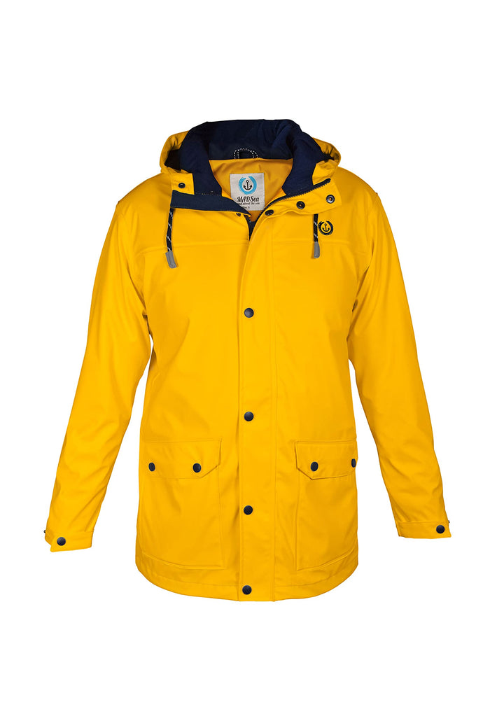 MADSea Herren Regenjacke Friesennerz 63096 gelb S Gelb, S Gelb