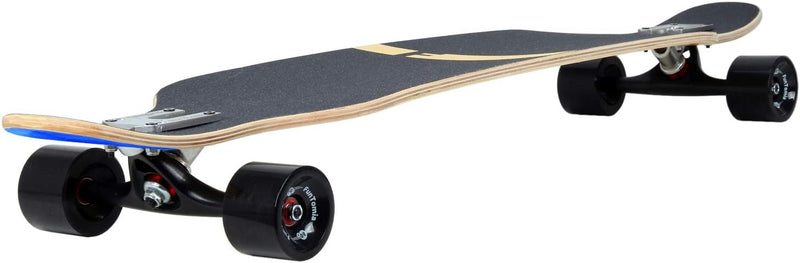 FunTomia Longboard mit 3 Flex Stufen Drop Through Cruiser Komplettboard Mach1 Speed Kugellager T-Too