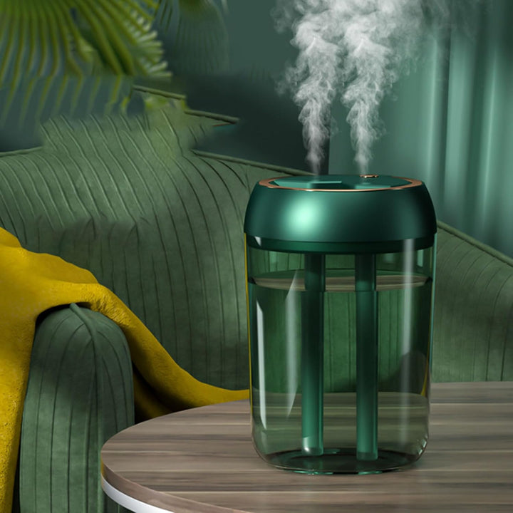 TOPINCN Cool Mist Luftbefeuchter, 2L Tank für Grosse Räume, Leiser 16 DB Pflanzenbefeuchter mit Dopp