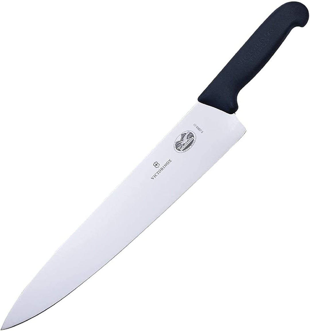 Victorinox Fibrox Tranchiermesser, 22cm, Rutschfest, Ergonomisch, Edelstahl, rostfrei, spülmaschinen