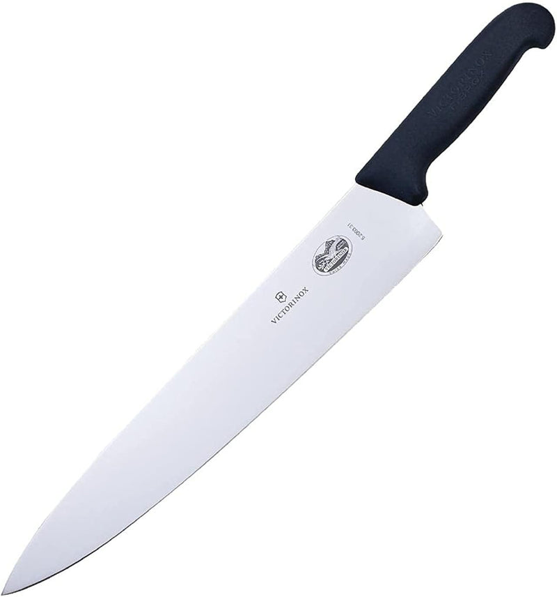 Victorinox Fibrox Tranchiermesser, 22cm, Rutschfest, Ergonomisch, Edelstahl, rostfrei, spülmaschinen