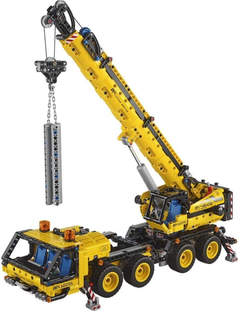 LEGO 42108 Technic Control+ Kran-LKW, Spielzeug Set aus Kran und LKW, Geschenk für Mädchen und Junge