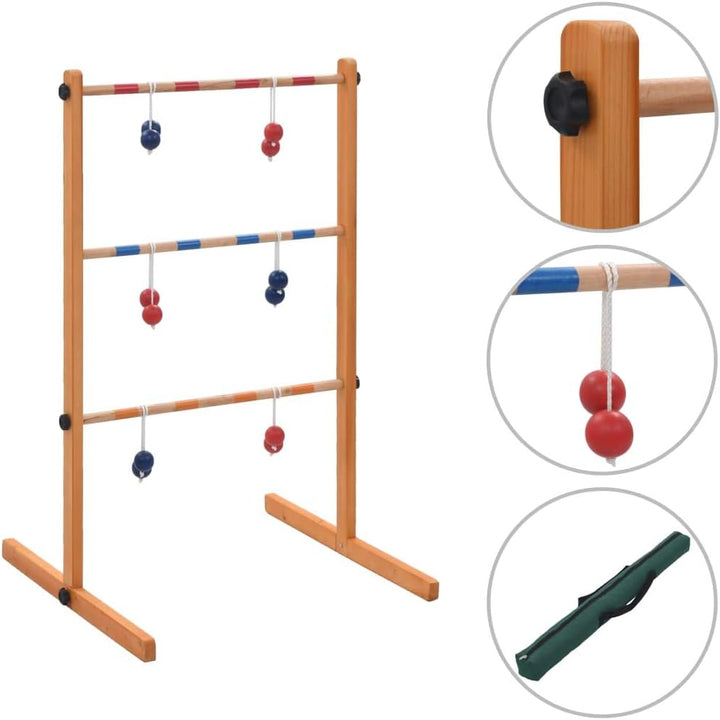 Tidyard Leitergolf Holz Kiefernholz Massivholz Laddergolf Ladder Golf Wurfspiel Top Qualität Outdoor