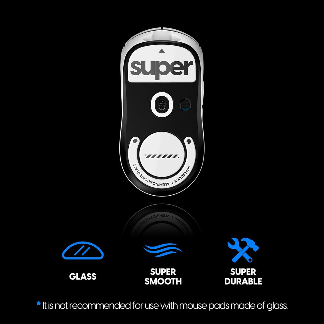 Superglide2 – Neue kontrollierbare Geschwindigkeit strukturierte Oberfläche, glatteste Mausfüsse/Sch