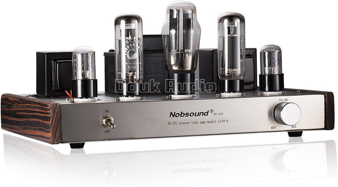 Nobsound HiFi EL34 Valve Tube Amplifier Classic 2.0 Channel Stereo Single-Ended Class A Röhrenverstä