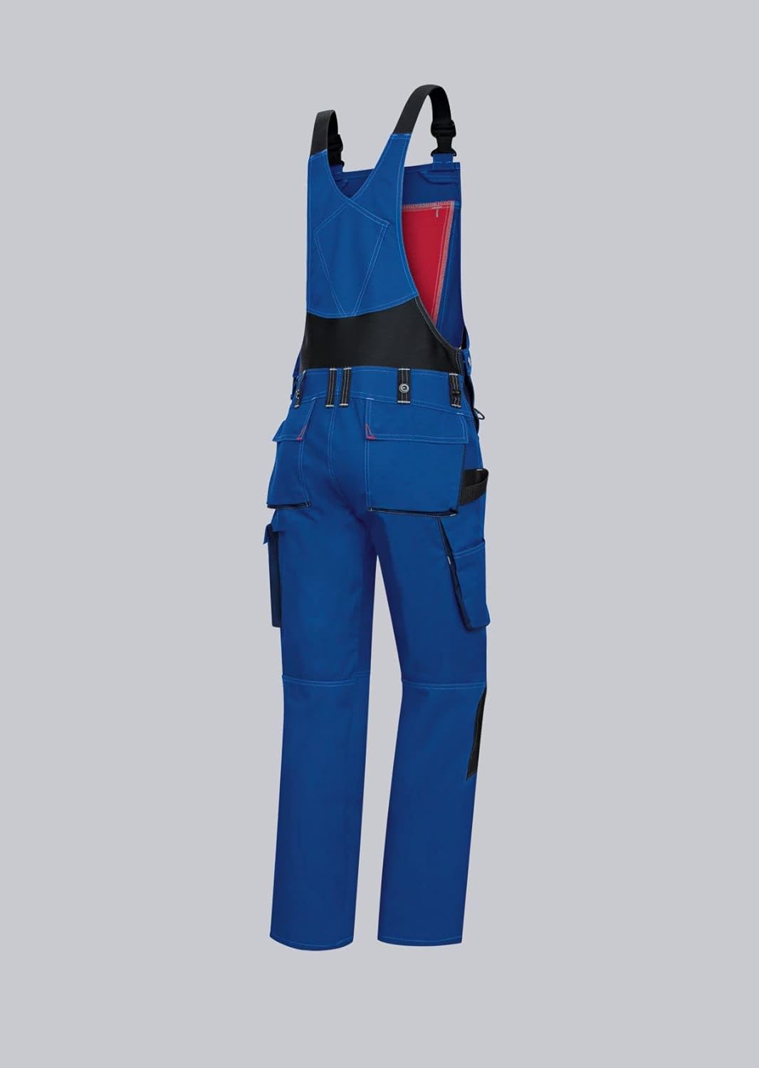 BP 1802-720-13-58s Latzhose, Stretch-Hosenträger mit Clipbefestigungen, 305,00 g/m² Verstärkte Baumw