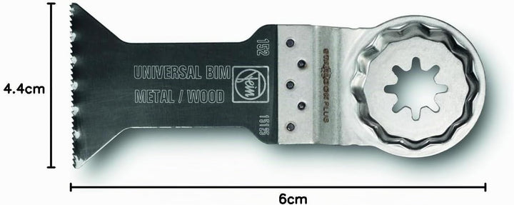 FEIN E-Cut Universal-Sägeblatt 10 Stück (Aufnahme Starlock Plus, Bi-Metall mit gewellter Universalve