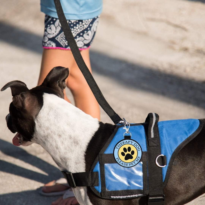 Working Service Dog Anhänger für Hundeweste, Hundegeschirr, Halsband, Leine oder Tragetasche, zum An