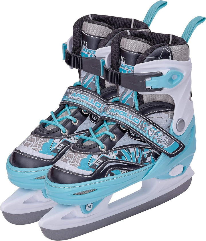 Apollo Ice Skates X Pro | verstellbare Schlittschuhe für Damen, Kinder und Jugendliche | schicke Eis