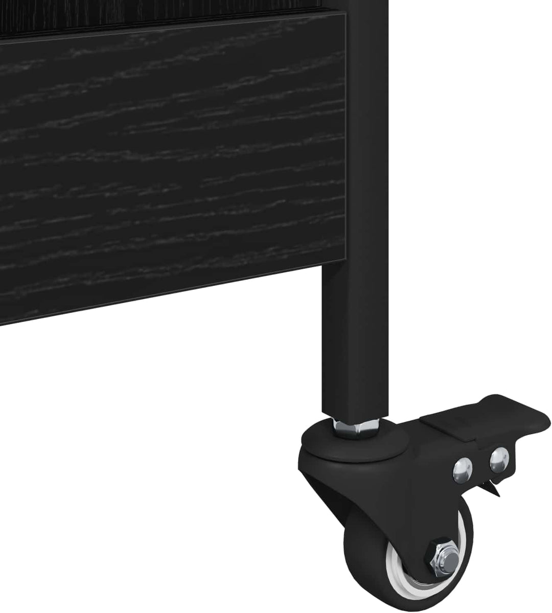 vidaXL Küchentrolley Schwarze Eiche 70 x 30 x 82 cm Holzwerkstoff Schwarz Eichen-optik, Schwarz Eich