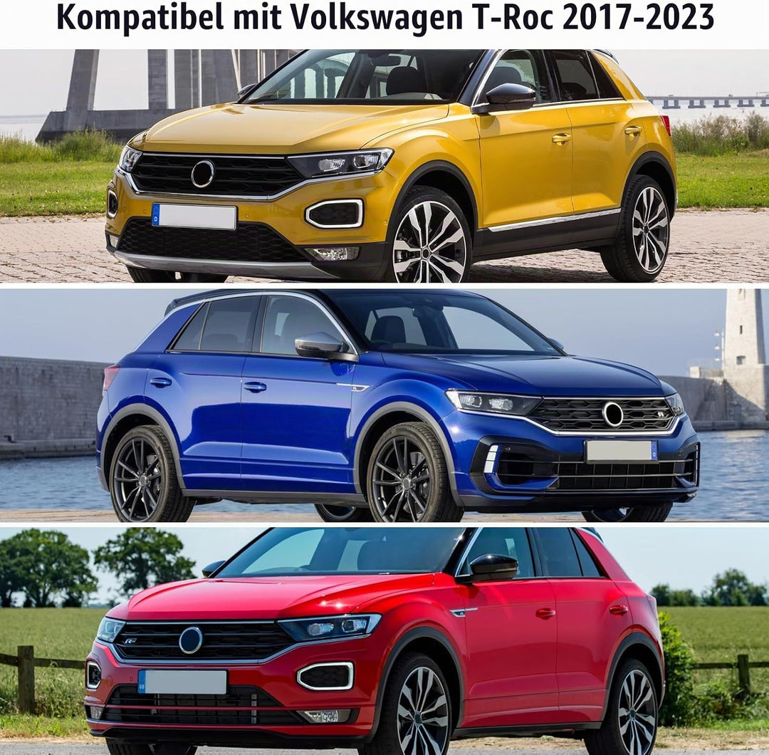 Opaltool Halbgarage für 2017-2023 VW T-ROC, Silberne Massgeschneidertes Autogarage Softtop Halbabdec