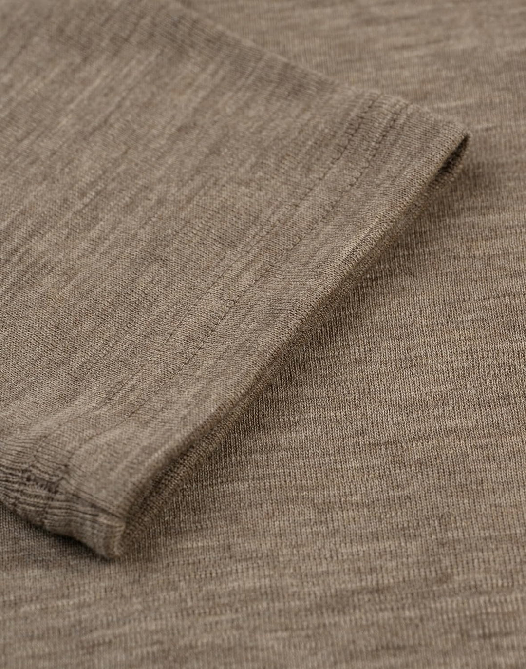 Dilling Damen T-Shirt aus Merinowolle 34 Braun Meliert, 34 Braun Meliert