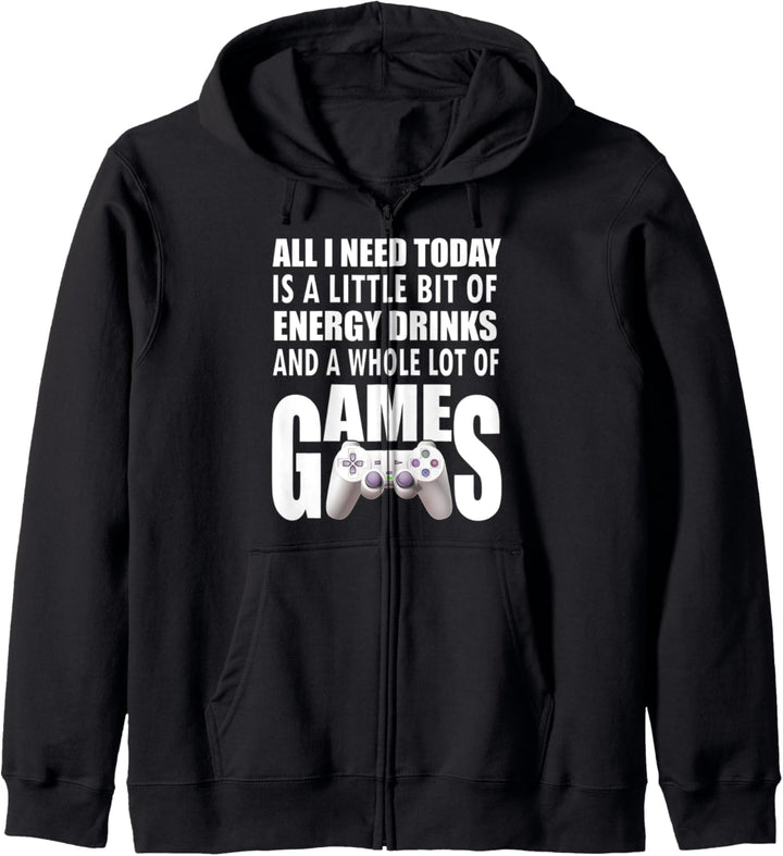 Lustiges Gamer Zocker Geschenk Kapuzenjacke