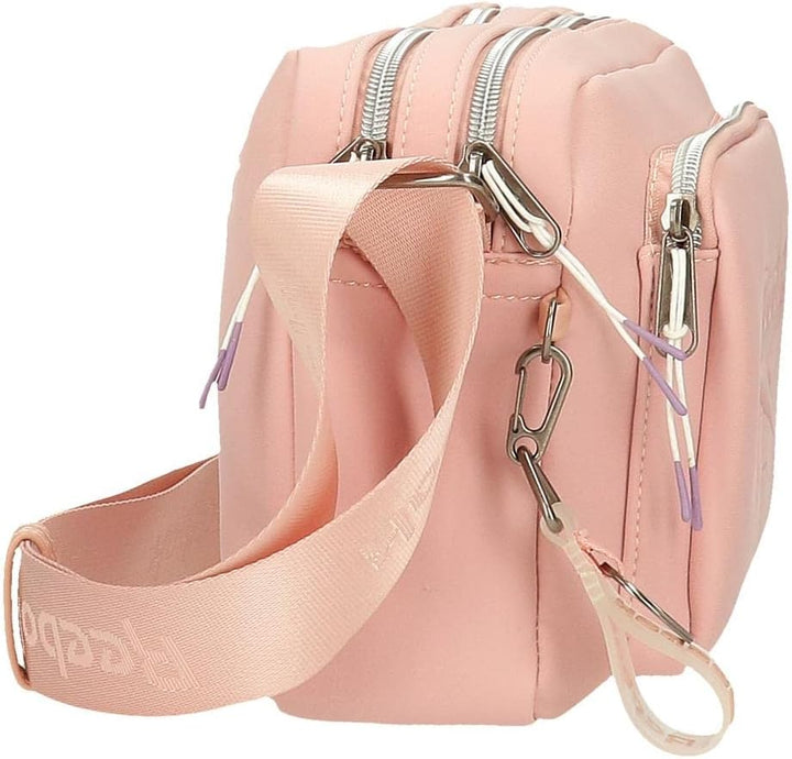 Reebok Noah Flache Umhängetasche Rosa 19x13x3 cm Polyester Bandolera plana Nackt, Bandolera plana Na