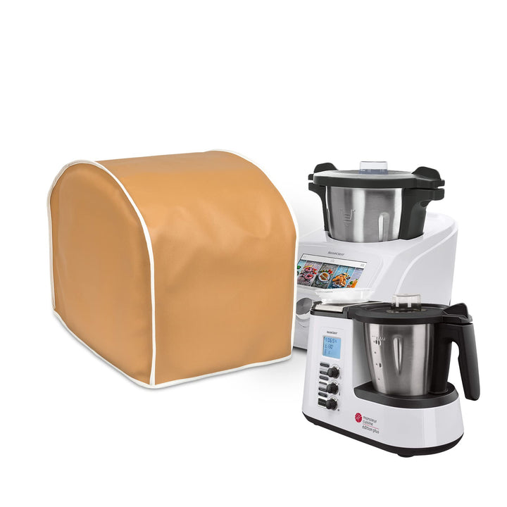 Abdeckhaube für Monsieur Cuisine smart/connect/plus, Schutzhaube aus Kunstleder, fleckenabweisend, w