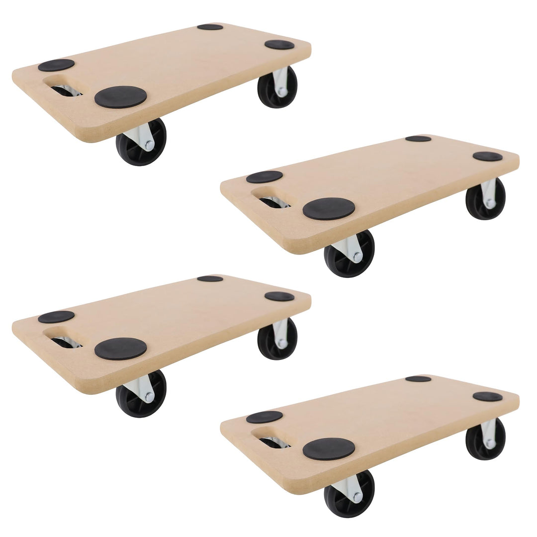 SUBTLETY Rollbrett Transportwagen Transporthilfe mit Rollen 58x29x11cm Tischtransportwagen Möbelroll