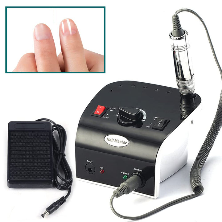 Elektrische Nagelfräser - Nagelfeile Pediküreset Maniküre Set 3500 U/min Einstellbarer Geschwindigke