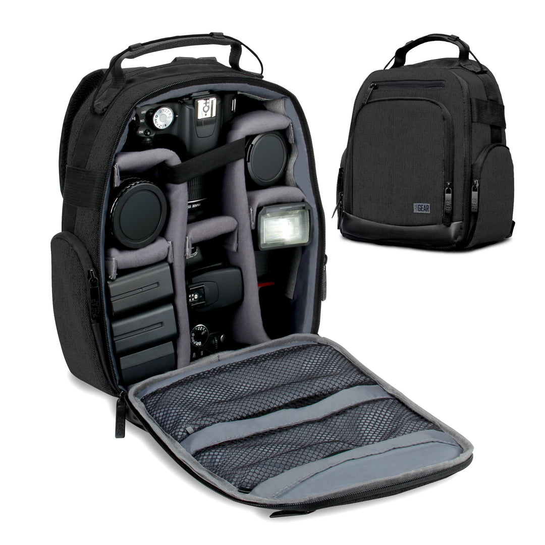 USA Gear DSLR Kamerarucksack, Kameratasche, Kamera Fotorucksack für Spiegelreflexkamera mit Kundenge