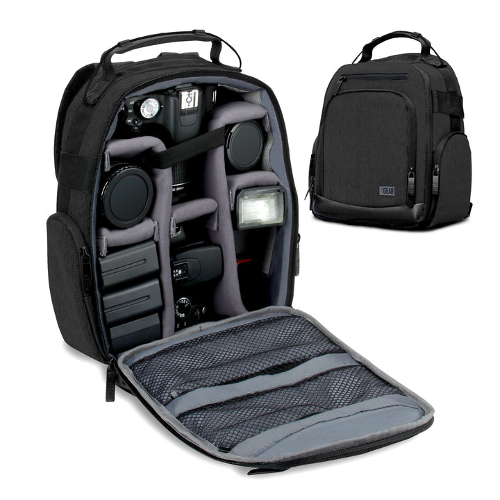 USA Gear DSLR Kamerarucksack, Kameratasche, Kamera Fotorucksack für Spiegelreflexkamera mit Kundenge