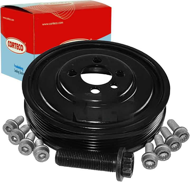 Corteco 80004925  Kit Riemenscheiben, Kurbelwelle/gekröpft