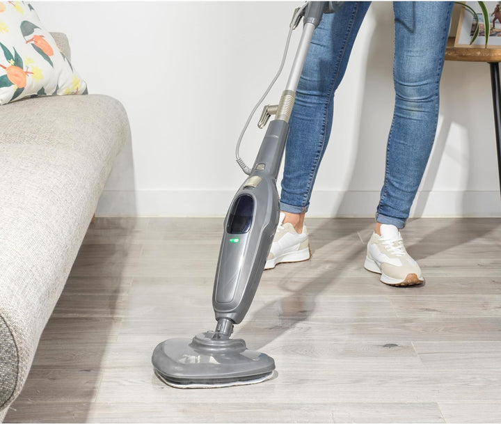 Beldray Clean &amp; Refresh Dampfreiniger – Dampfmopp, Chemikalienfreie Reinigung, Präzisionskopf für Ec