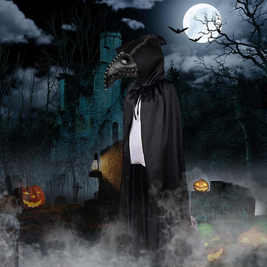 Lifreer Halloween Pest Arzt Maske, Halloween Kostüm Requisiten, Pest Arzt Kostüm, Steampunk Maske Sc