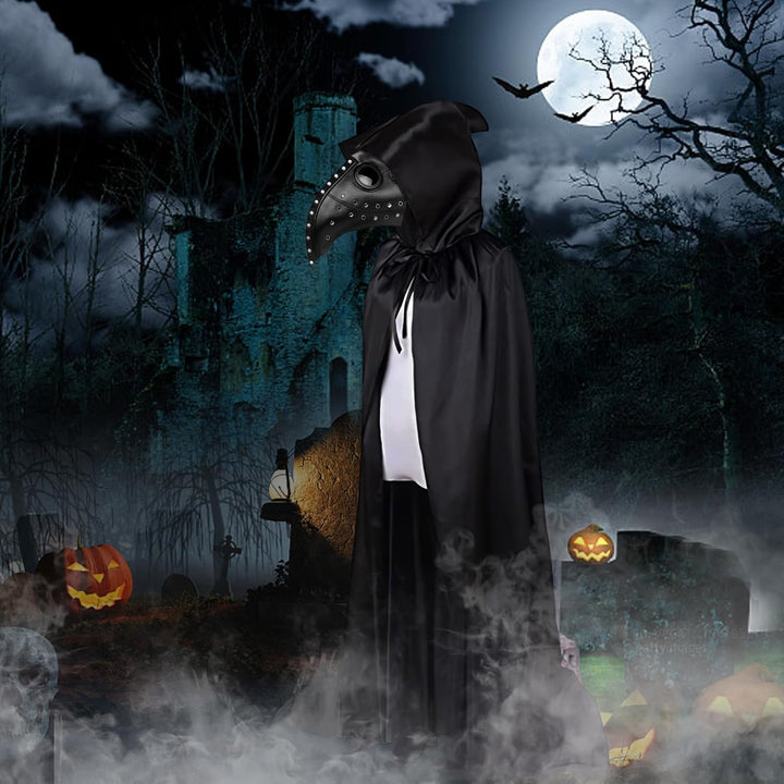 Lifreer Halloween Pest Arzt Maske, Halloween Kostüm Requisiten, Pest Arzt Kostüm, Steampunk Maske Sc