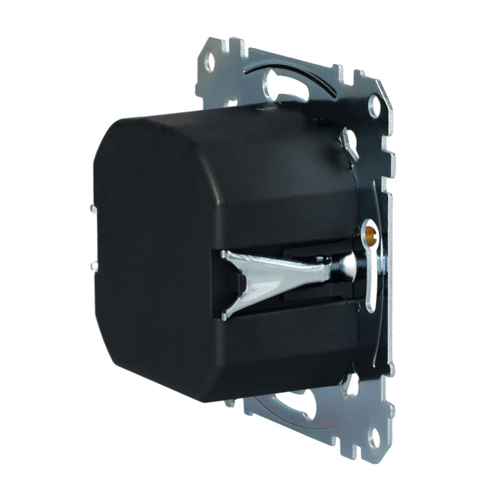 Schneider Electric Merten MEG5132-0000 Dimmschalter, Drehdimmer-Einsatz für ohmsche Last mit Druck-W